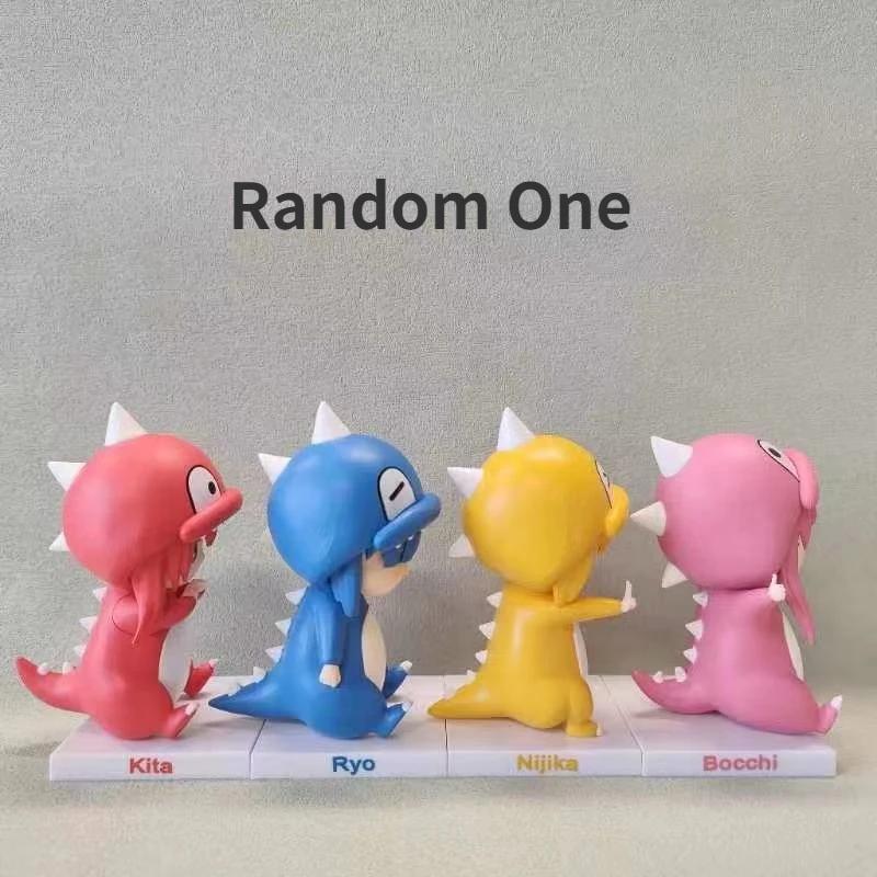 Dinosaur Gotoh Hitori Figure Anime Bocchi The Rock Statues Ryo Nijika Kitta Figurine Sculpture Desk Decoration House Accessories