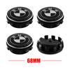 4Pcs 56/68mm Car Wheel Center Caps Hub Caps Rims Cover Hubcaps Accessories For BMW 50th M F12 F13 F30 E60 E65 E66 E63 X1 X3 E36