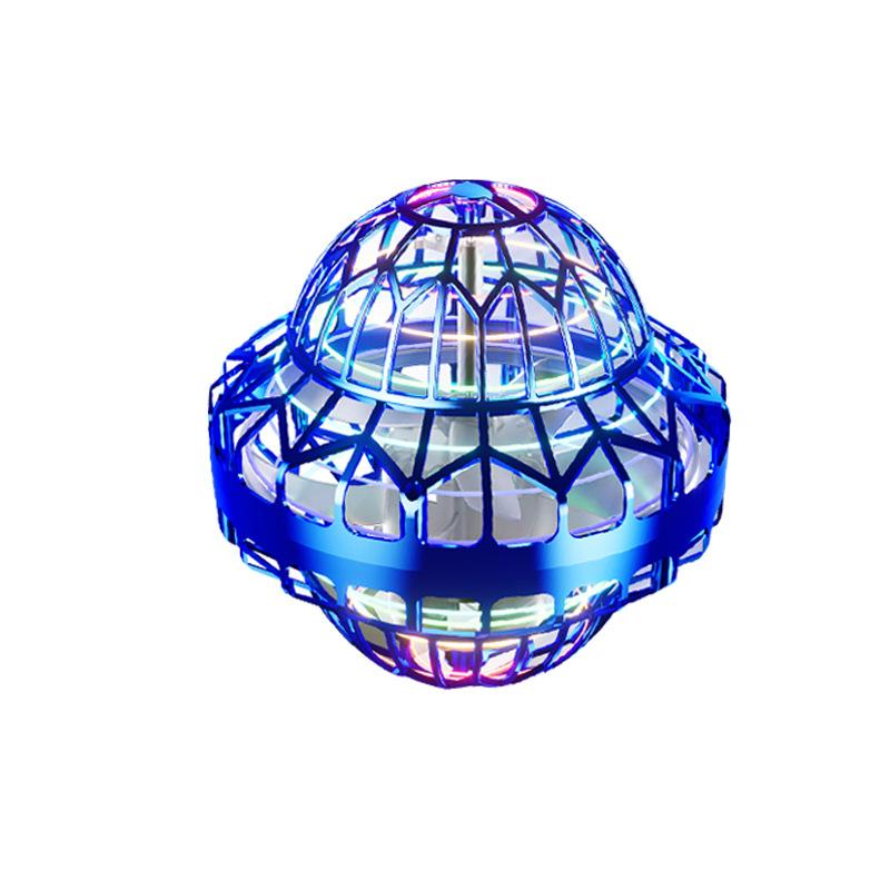 Sports Drone Flying Ball Spinner Toy Hand Control Helicopter 360 ° Rotating Mini Ufo with Led Light Gifts Game Ball Kids Children
