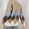 Women Jumpers Knitted Cardigan V-neck Button Down Sweaters Long Sleeve Knit Pullover Jumpers