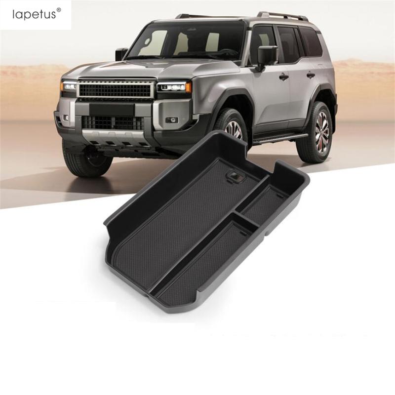 Central Control Armrest Storage Box / Wireless Phone Charging Mat Accessories For Toyota Land Cruiser Prado 250 LC250 2024 2025