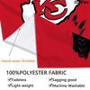 Kansas City Chiefs Wall Tapestry Aesthetic Wall Hanging Printed Fabric Blanket Decorative Tapestries for Bedroom Living Room Home Decor