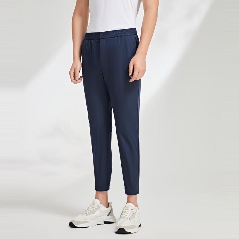 YOUNGOR Men's Business Casual Straight-Leg Trousers