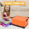 Bacs de rangement avec couvercles Boîtes de rangement pliables empilables Grands conteneurs de rangement Organisateur de placard Boîte de rangement pour jouets vêtements Pour