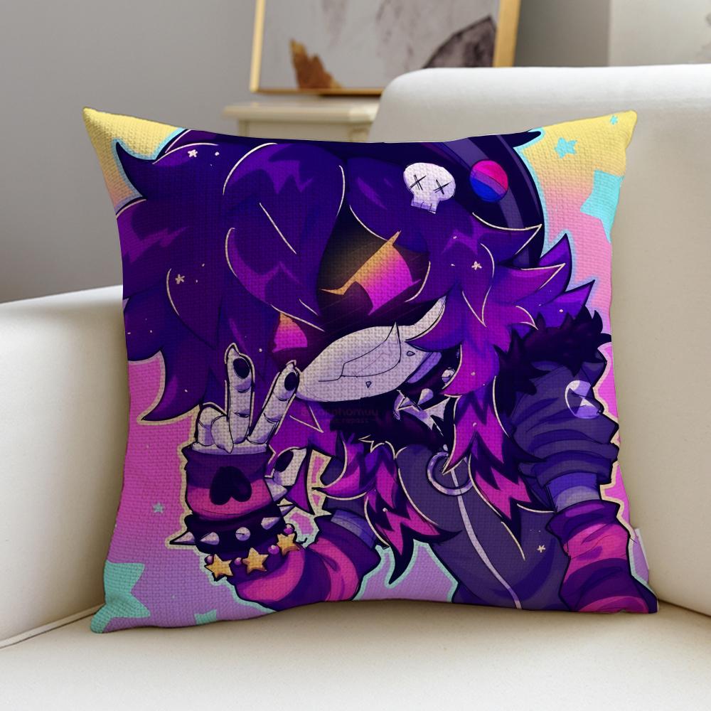 

Futuristic MMurder DronesS Cushion Cover Breathable and skinfriendly linen pillowcase square removable and washable cushion 30X30cm