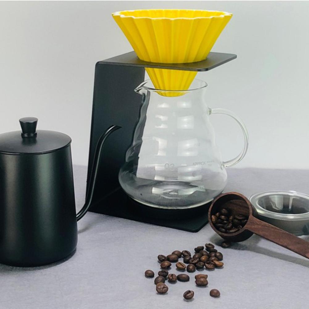 Handgebrühter Kaffeeständer und Tropfschale 17,5*13,5*9,5cm Pour Over Abtropfgestell Handgebrühter Kaffeeständer Filter Abtropfhalter