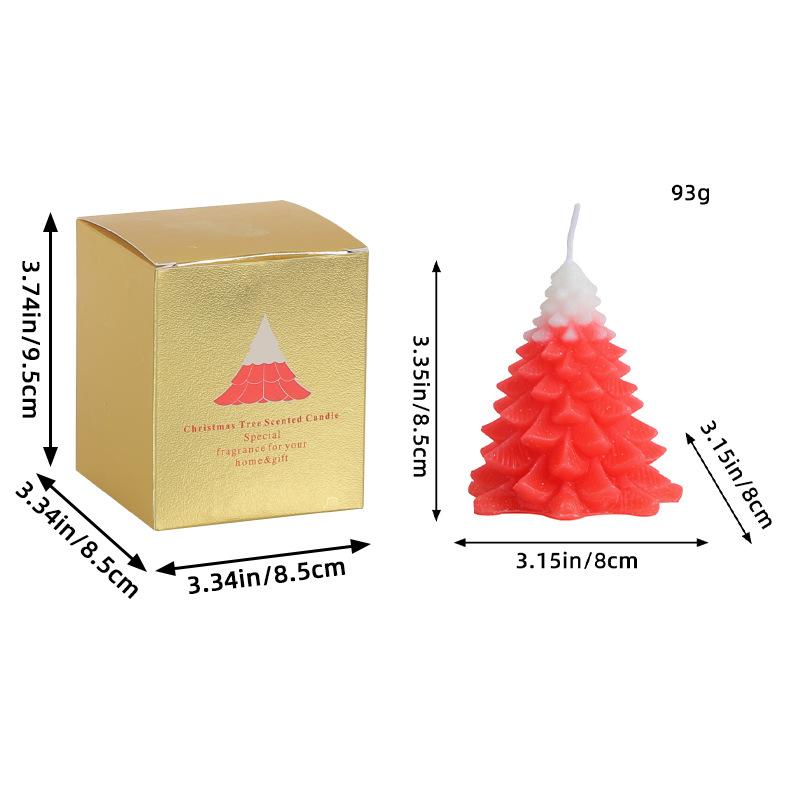 Christmas Tree Style Candles, Christmas Candles for Decoration, Christmas Gifts for Childs and Friends