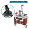 4pcs Toggle Switch 12V DC 125V SPST 2 Pin Waterproof Marine Toggle Switch 12 Volt On Off Switch 30A Heavy Duty with Boot Cover