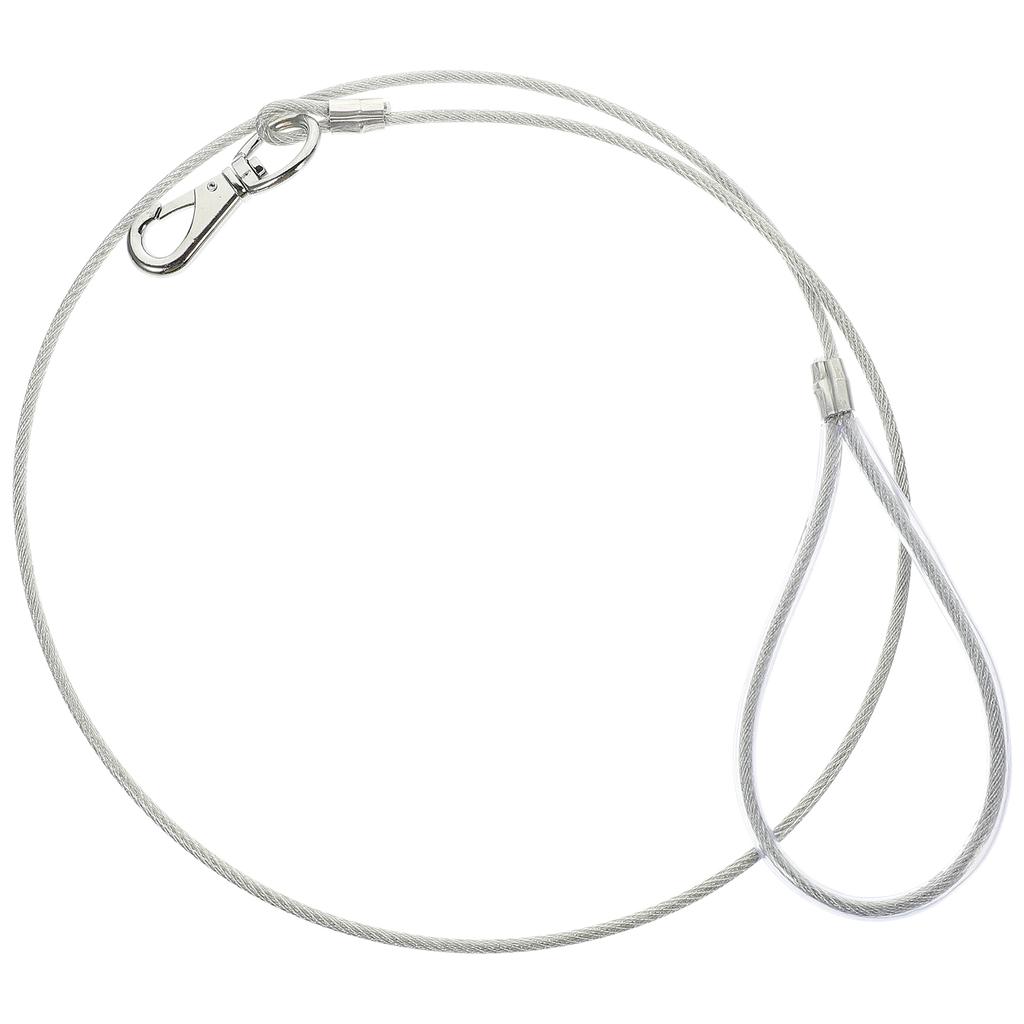 Chew Proof Dog Leash Metal Steel Wire Wear-Resistant Puppy Traction Rope Lightweight Durable Pet Chain for Safety and