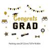 Car Sticker Magnetic Decal Graduation Cap Decoration Refrigerator Magnet Garage Door Bumper Sticker Reflective Car Decor
