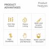 Wear-resistant Kitchen Cleaning Gloves Nitrile Fleece-lined Dishwashing Gloves Food Grade Anti-slip Household Gloves Laundry