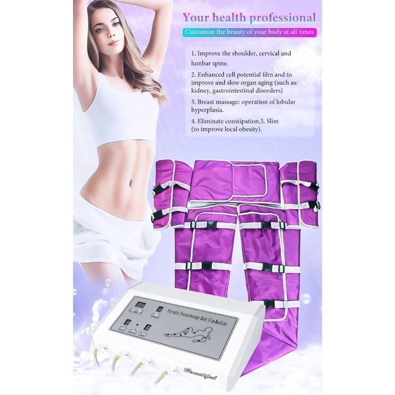 Travel/Outdoor Portable Massager - Electric Air Compression Socks for Leg Foot Detox