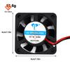 DC4010 5V 12V 24V Kühl-Turbofan Bürstenlos 3D-Drucker Teile 2-Pin Für Extruder DC-Kühler Gebläse Teil 4cm Schwarze Kunststofflüfter