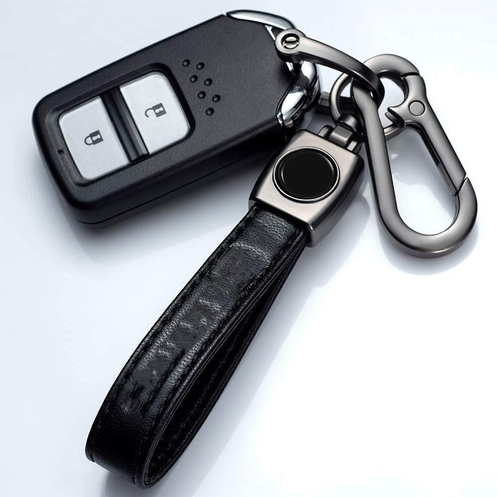 Keychain Fashionable Durable Exquisite Leather Key Bag Car Logo Keychain