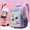 Trendy And Fashionable Lightweight Nylon Backpack For School Kids With Adorable Cartoon Design