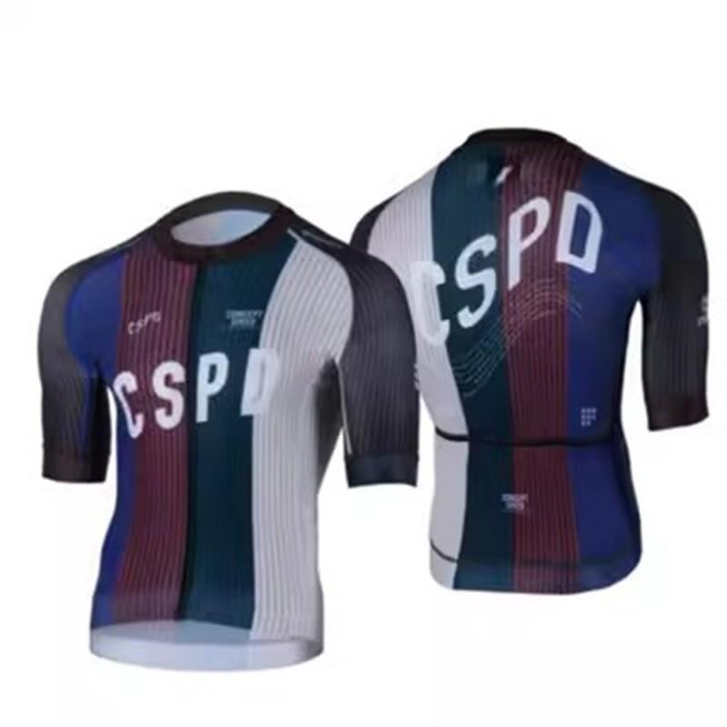 High-quality Men s CSPD Short-sleeved Shirt Bicycle Competitive Version Mountain Bike Riding Clothes XXXL