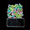 100/500 Pcs/bag, Luminous Stone, Landscape Flower Pot And Fish Tank Beautification Decorative Stone (0.31 * 0.39 Inches)