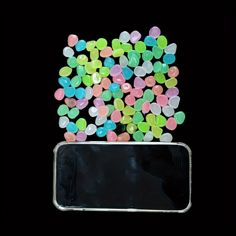 100/500 Pcs/bag, Luminous Stone, Landscape Flower Pot And Fish Tank Beautification Decorative Stone (0.31 * 0.39 Inches)
