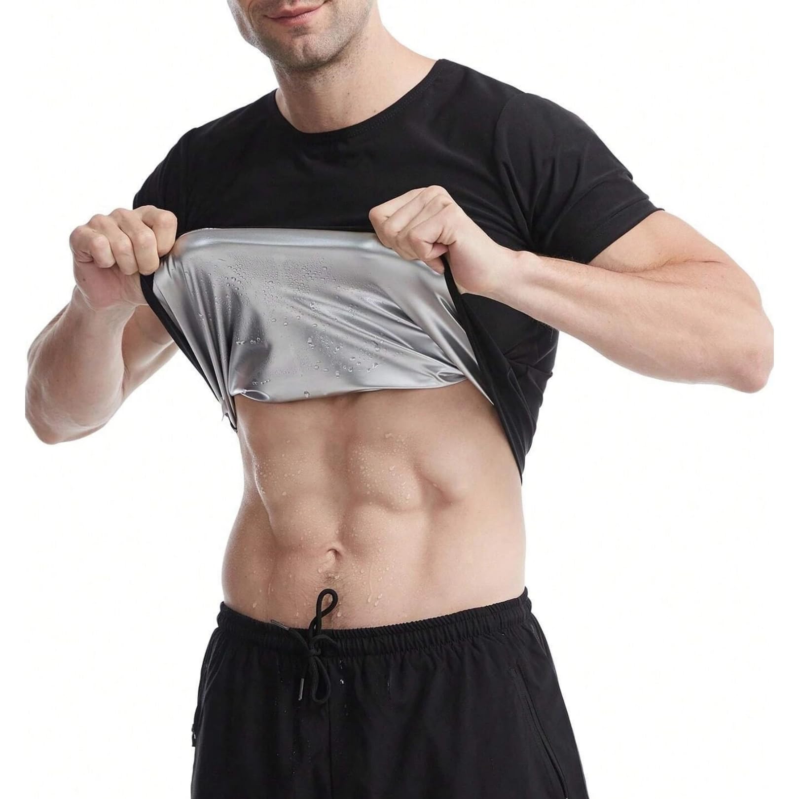 

CosMisty Сауна для и Ежедневная Стимулирует Потоотделение для Эффективная Потовая Машина Идеально подходит для Тренажерного Зала или дома Доступно в Нескольких Размерах Рубашка Мужской Костюм,