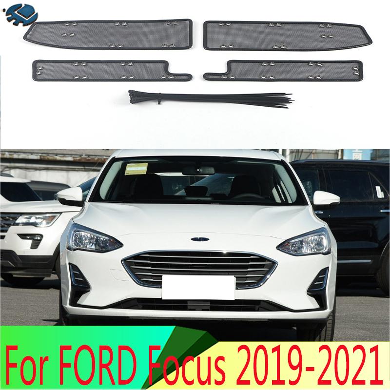 Middle Screening Mesh Front Grille Mesh For FORD Focus - Front Grille Net Cover Stainless steel Accessories