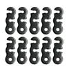10pcs Camping Rope Tensioners Outdoor Camping S Type Rope Tensioner for Camping Hammock Tarp Rainfly