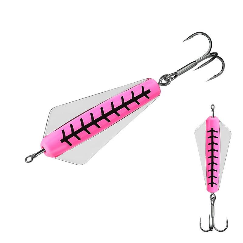 

Manta Ray VibLure Long Casting Floating Worm King Disc-Shaped Slow Sinking Hard Bair Sea Fishing - Ideal for Trout And Salmon 13.5g5.2cm 6 3X