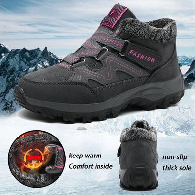Men Boots 2024 Winter Keep Warm Fur Snow Boots Winter Work Casual Sneakers Rubber Ankle Boots Unisex Free Shipping Women Shoes
