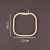 2 Pieces Bamboo Hoop Embroidered Stretch Tool Ring Reusable Decor Quilting Sewing Embroidery