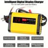 1pc Full Automatic Car Battery Charger - 3-Stage 2A Fast Charging for Lead Acid/AGM/GEL Batteries (Intelligent)