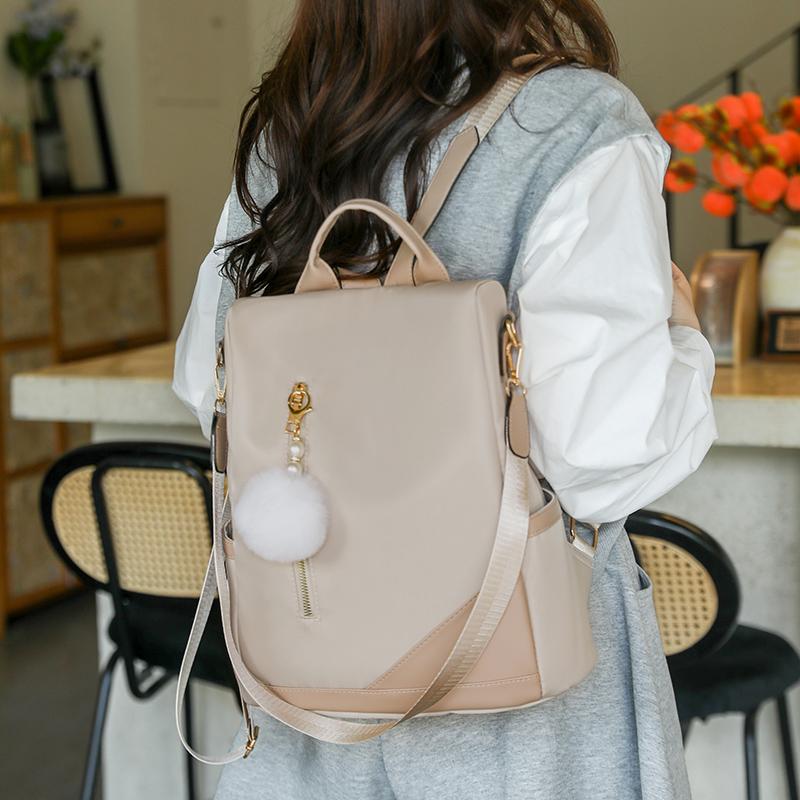 Backpack Women's Oxford Backpack Large Capacity Anti-theft Travel Schoolbag