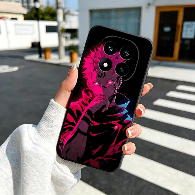 Anime Itadori Yuji JUJUSU Soft Phone Case for Xiaomi Redmi Note 12 13 14 15 Pro Plus 11 12S 11S 11T 10 4G Black Cover Back Shell