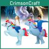Inflatable Blue Unicorn Costumes Adults Child Christmas Halloween Dress Up Gift