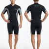 1.5mm SCR Neoprene Shorty Wetsuit Set Snorkeling Surfing Diving Men Winter Fall