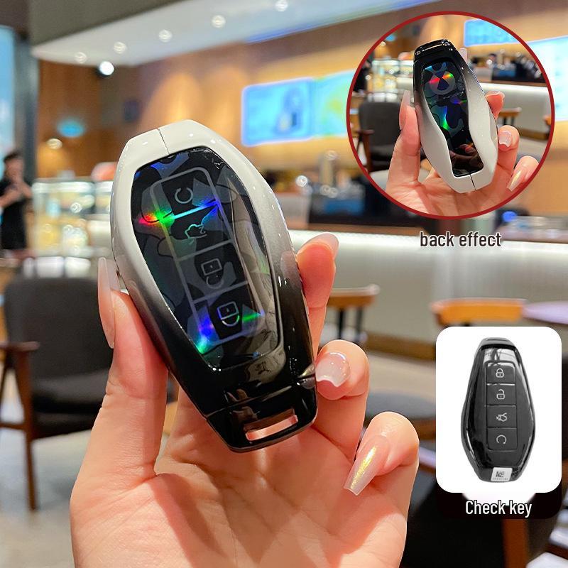 Luxury Denza D9 Key Case for 2023-2026 Models - Men's Car Shell Buckle