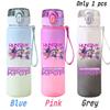 For KPOP Cup 750ML Bottle Portable Sports Kpop Plastic Anime Gradient Drinking Direct Drinking Water Cup Gourd Container