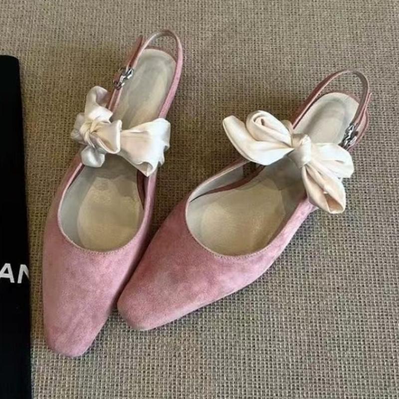 Fashion Fashion Lace Up Women's Flats Sandals Elegant Bow Shoes 2025 New Trend Summer Designer Shallow Buckle Slides Dress Mujer Zapatos