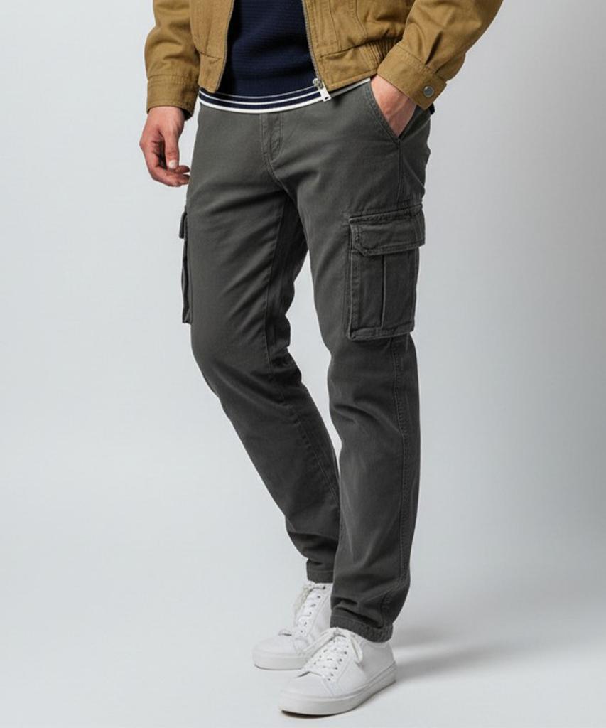 Pentaon Straight Cargo Stretch Cotton Pants