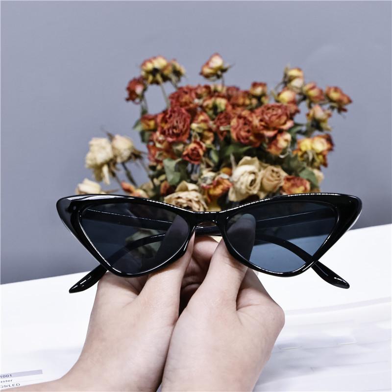 Damsolglasögon Cat Eye Mode Nya Solglasögon Vintage Personlighet Design Zebrarand Grå Nyans Solglasögon Senaste Populära UV400