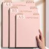 1 Pcs A5/B5 Flip-Up Loose-Leaf Notebook With Detachable Coils No Pinching, Suitable For Student Use