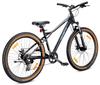 Rower Górski Mtb 27.5 Cala 7 Biegów Na Komunię Aluminium Lekki Amortyzator Hamulce Tarczowe Shimano Rama M 17 Cali Verdant Shred Czarny