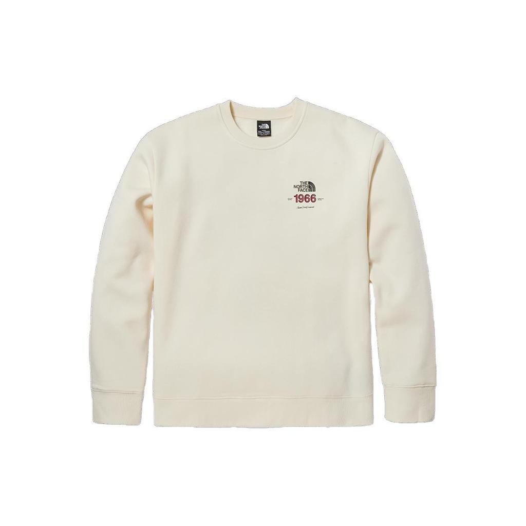 The North Face Sweatshirts Unisex Ecru Crew Neck Moderate Regular NF0A83OZ-N3N