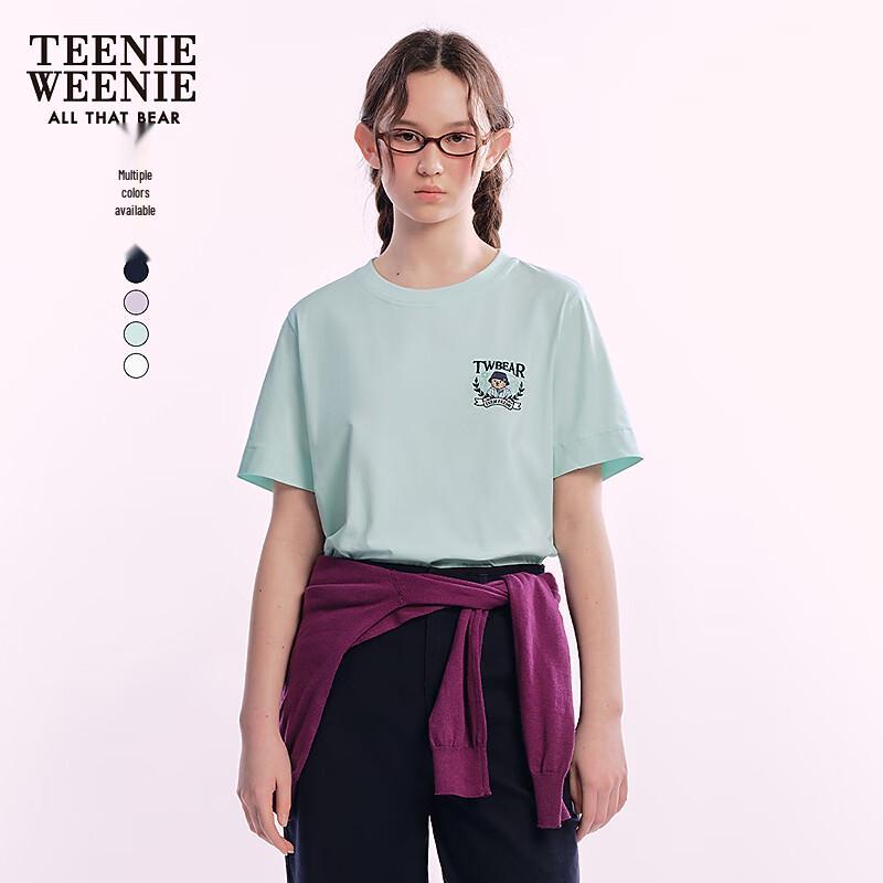 Teenie Weenie Bear Embroidered Short Sleeve T-Shirt S