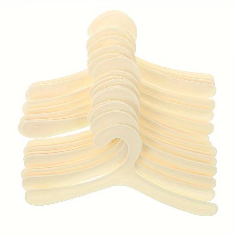 Вешалки для одежды для домашних животных Пластиковые вешалки для домашних животных подходящие для одежды для щенков и котят 19 X 9 X 02 см Подвесная пластиковая вешалка для одежды 5PCS бежевый 1550₽