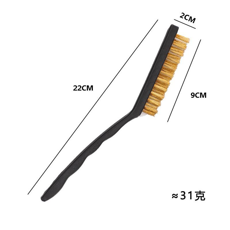 Kitchen Grease Remover! Copper Wire Stainless Steel Wire Brush, Nylon Brush Bristles Warm And Clean Gas Stove