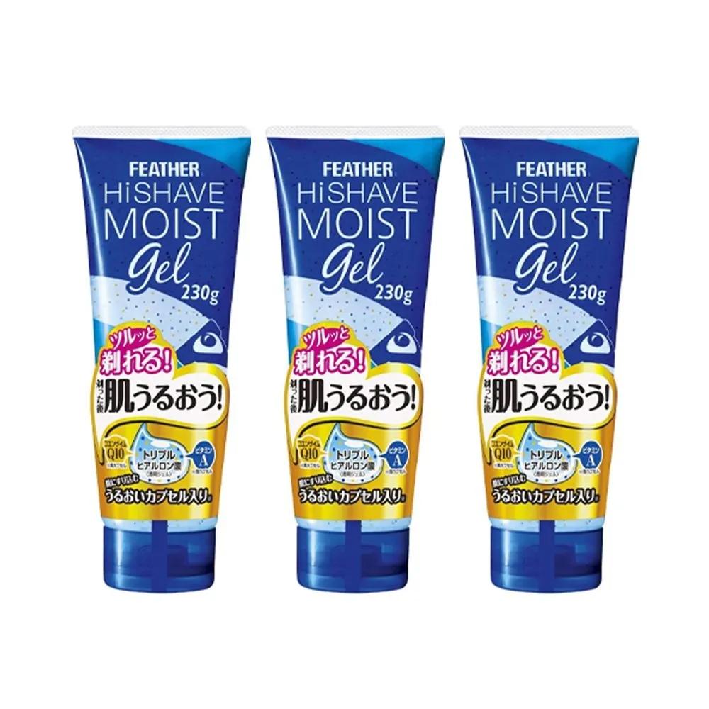 FEATHER Shaving Gel 230g (3 Packs)