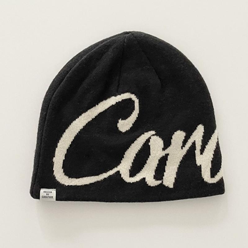 Unisex Skull Hat for Teens Girls Boys Hip Hop Photo Props Knitted Winter Hat Streetwear Costume Props Skull Cap