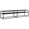 VidaXL TV Stand Low Cabinet Entertainment Center Stereo Cabinet Living Room Home Interior Black 331725