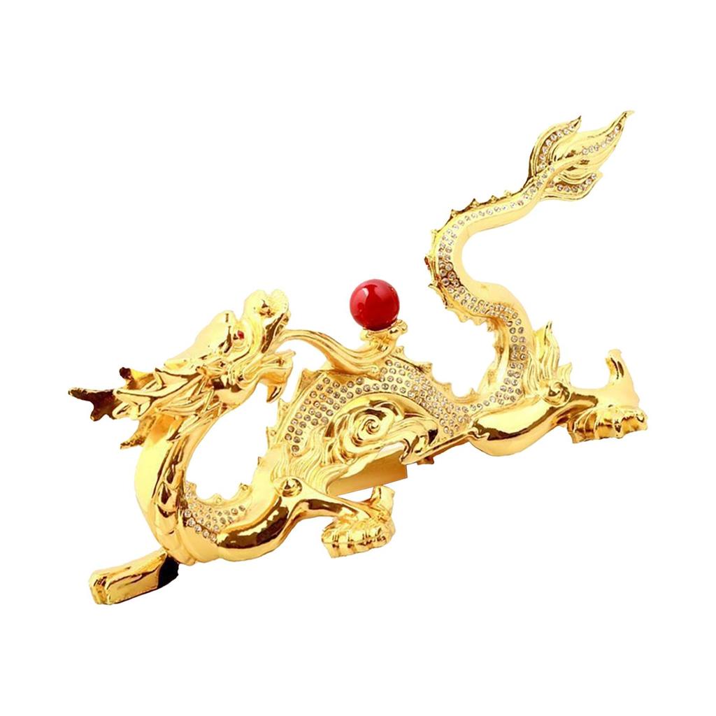 Drachenfigur Handwerk Chinesische Drachenstatue Chinesische Schätze Drachenstatue für Schreibtisch Schlafzimmer Schrank Wohnzimmer Büro