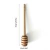 High Borosilicate Glass Jar Shatterproof Temperature Resistant Honeys Container Wood Stirring Stick and Lid for Kitchen