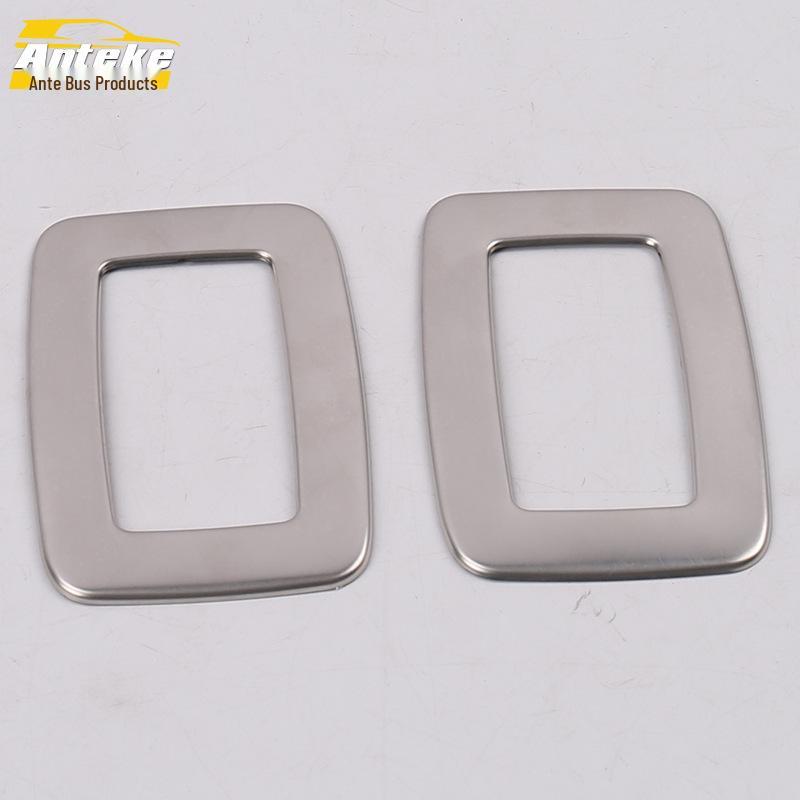 18 CC Rear Seat Backrest Handle & Seat Adjustment Switch Decorative Frame & Sticker